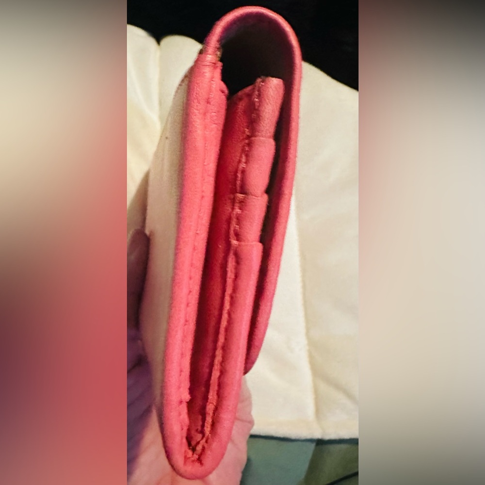 Coach Kristen  Pink Leather Wallet - Picture 5 of 13